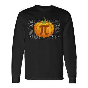 Halloween Thanksgiving Pi Day Pumpkin Pie Math Student Men Women Long Sleeve T-Shirt T-shirt Graphic Print - Thegiftio UK