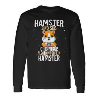 Hamster Sind Süß Hamster Langarmshirts - Seseable