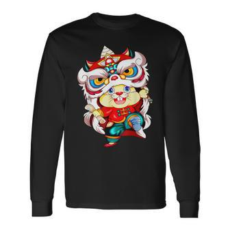Happy Chinese New Year 2023 Year Of The Rabbit V2 Long Sleeve T-Shirt - Thegiftio UK