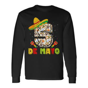 Happy Cinco De Mayo 2023 Mexican Party Lets Fiesta 5 De Mayo Long Sleeve T-Shirt T-Shirt | Mazezy