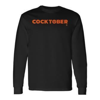 Happy Cocktober Halloween Costume Halloween Men Women Long Sleeve T-Shirt T-shirt Graphic Print - Thegiftio UK