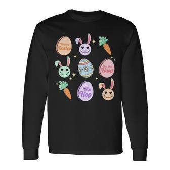 Happy Easter On The Hunt Hip Hop Unisex Long Sleeve