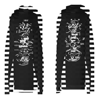 Herren 40 Geburtstag Mann Geschenk Lustig Barber Barbier Langarmshirts - Seseable
