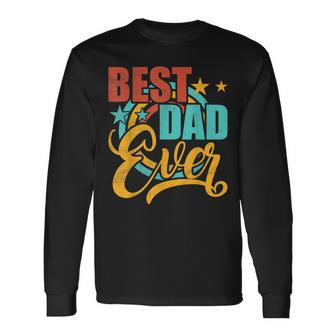 Herren Bester Papa Aller Zeiten Vatertag Papas Geburtstag Langarmshirts - Seseable