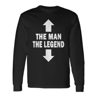 Herren Der Mann Die Legende Langarmshirts - Seseable