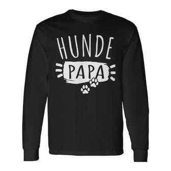 Herren Dog Dad Hundepapa Geschenk Für Hunde Papa Langarmshirts - Seseable