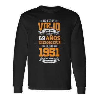 Herren Langarmshirts zum 69. Geburtstag, Papa 2020 Edition auf Spanisch - Seseable