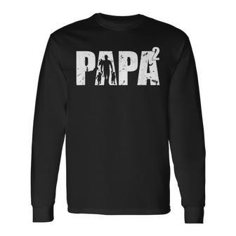 Herren Papa Für Geburtstag Vatertag Geschenk Langarmshirts - Seseable