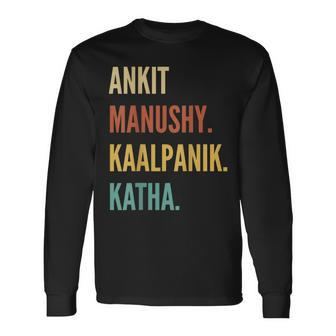 Hindi First Name Ankit Langarmshirts