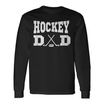 Hockey Dad Hockey Dad Long Sleeve T-Shirt - Seseable