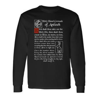 Holy Hand Grenade Of Antioch Long Sleeve T-Shirt T-Shirt | Mazezy