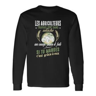 Hommage Aux Agriculteurs Long Sleeve T-Shirt - Seseable