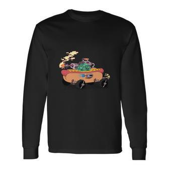 Hotdog Car V2 Long Sleeve T-Shirt - Monsterry CA