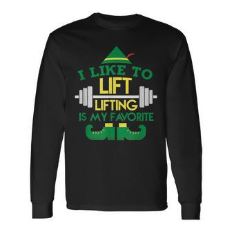 I Like To Lift Liftings My Favorite Funny Workout Men Women Long Sleeve T-shirt Graphic Print Unisex - Seseable