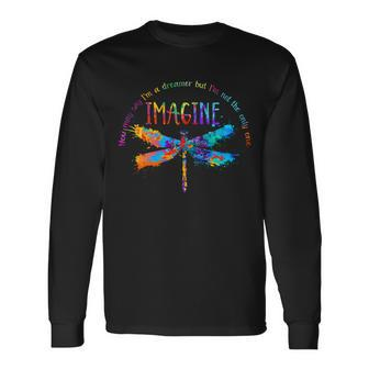 Imagine Dragonfly Dreamer Long Sleeve T-Shirt - Monsterry