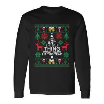 Ing Tree Beer Ugly Christmas Sweaters Long Sleeve T-Shirt - Monsterry AU