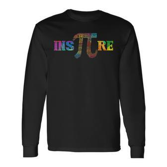 Inspire Pi 314 Math Teacher Pi National Day V2 Long Sleeve T-Shirt - Seseable