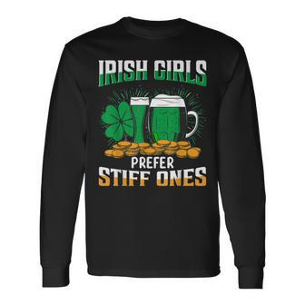 Irish Girls Stiff Ones Ireland Irish Proud Long Sleeve T-Shirt - Seseable
