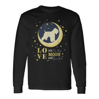 Irish Soft Coated Wheaten Terrier Dog Breed Men Women Long Sleeve T-shirt Graphic Print Unisex - Seseable