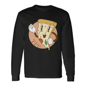 Italian Pizza V2 Long Sleeve T-Shirt - Monsterry CA