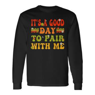 Its A Good Day To Pair With Me Aba Therapy Men Women Men Women Long Sleeve T-Shirt T-shirt Graphic Print - Thegiftio UK