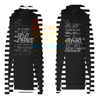 Its Not Easy Being My Girlfriends Arm Candy Am Nailing It Long Sleeve T-Shirt T-Shirt | Mazezy