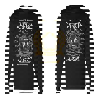 Its An Oliver Thing You Wouldnt Understand Personalized Last Name Oliver Crest Coat Of Arm Long Sleeve T-Shirt | Seseable FR