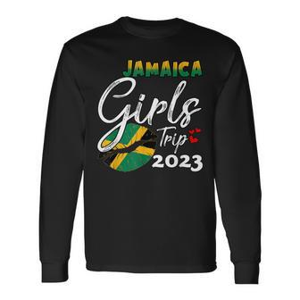 Jamaica Girls Trip 2023 Cruise Trip Jamaica Matching Long Sleeve T-Shirt T-Shirt | Mazezy