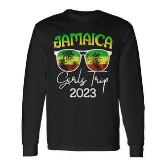 Jamaica Girls Trip 2023 Summer Vacation Long Sleeve T-Shirt T-Shirt | Mazezy