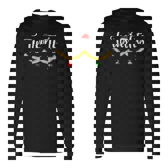 Jingle Balls Tinsel Tits Matching Couple Christmas V2 Men Women Long Sleeve T-Shirt T-shirt Graphic Print - Thegiftio UK