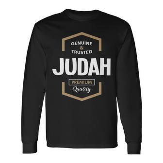 Judah Name Judah Quality Long Sleeve T-Shirt - Seseable
