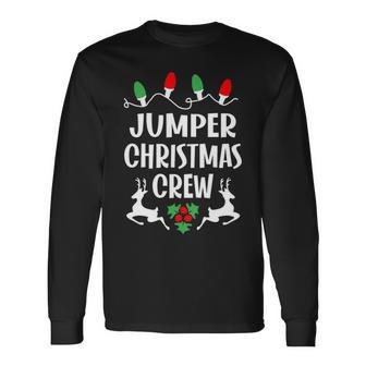 Jumper Name Christmas Crew Jumper Long Sleeve T-Shirt - Seseable