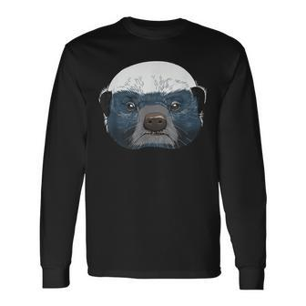 Kawaii Honey Badger Honeyeater Ratel Zoo Lover Long Sleeve T-Shirt T-Shirt | Mazezy