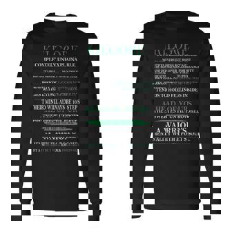 Kilgore Name Kilgore Completely Unexplainable Long Sleeve T-Shirt - Seseable