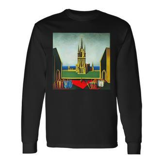 King Charles Iii Coronation Abstract Art Westminster Abbey Long Sleeve T-Shirt T-Shirt | Mazezy