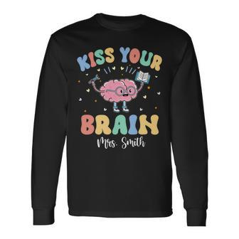 Kiss Your Brain V2 Long Sleeve T-Shirt - Seseable