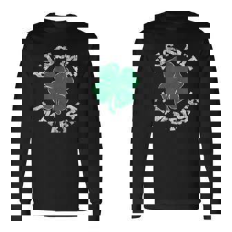 Kiss Me Im Irish St Patricks Day Paddys Day Long Sleeve T-Shirt T-Shirt | Mazezy