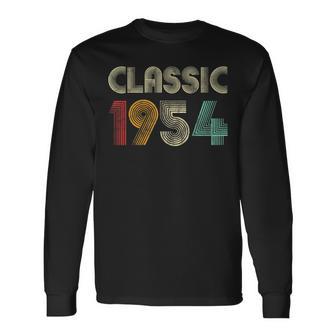 Klassisch 1954 Vintage 69 Geburtstag Geschenk Classic Langarmshirts - Seseable