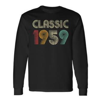 Klassisch 1959 Vintage 64 Geburtstag Geschenk Classic Langarmshirts - Seseable