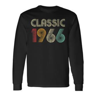 Klassisch 1966 Vintage 57 Geburtstag Geschenk Classic Langarmshirts - Seseable