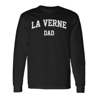 La Verne Dad Athletic Arch College University Alumni Long Sleeve T-Shirt - Seseable