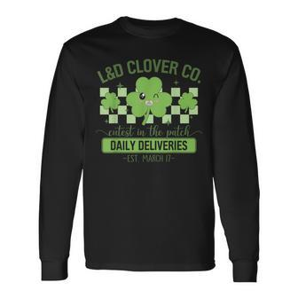 L&D Clover Co St Patricks Day Labor And Delivery Long Sleeve T-Shirt - Seseable