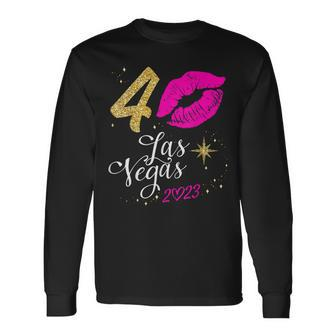 Las Vegas Girls Trip 2023 Vegas 40Th Birthday Squad Long Sleeve T-Shirt T-Shirt | Mazezy CA