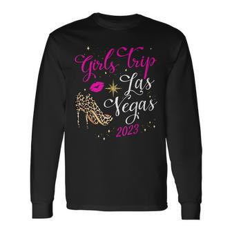 Las Vegas Girls Trip 2023 Girls Vegas Birthday Squad Long Sleeve T-Shirt T-Shirt | Mazezy