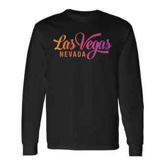 Las Vegas Nevada Aesthetic Classic Long Sleeve T-Shirt T-Shirt | Mazezy