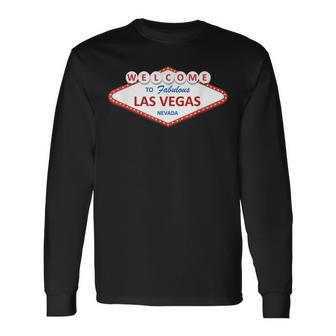 Las Vegas Sign Nevada Aesthetic Classic Long Sleeve T-Shirt T-Shirt | Mazezy