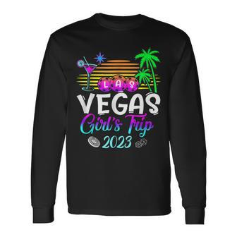 Las Vegas Trip Girls Trip 2023 Long Sleeve T-Shirt T-Shirt | Mazezy UK