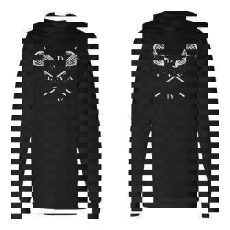 Lax Dad Lacrosse For Lacrosse Dad Long Sleeve T-Shirt - Thegiftio