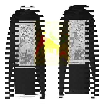 Le Dimanche On Sundays 1954 T Shirt Marc Chagall Artwork Long Sleeve T-Shirt | Mazezy