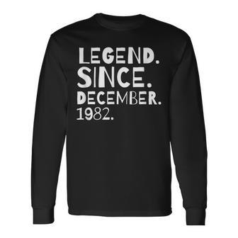 Legend Since December 1982 Geburtstag Jungen Mädchen Langarmshirts - Seseable